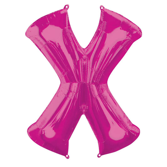 34 Inch Letter "X" Inflated Foil Balloons in Dubai