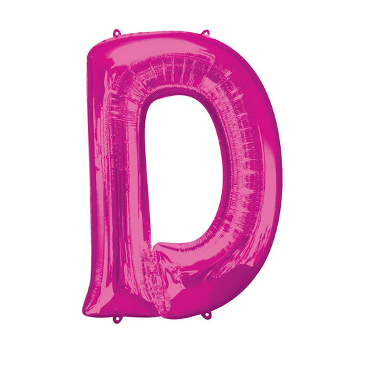 34 Inch Letter "D" Inflated Foil Balloons in Dubai