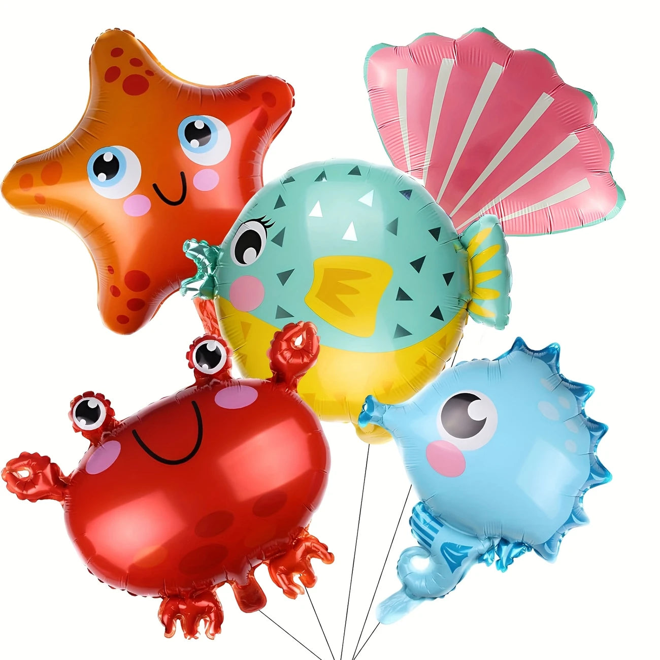 Marine Animal Foil Balloon Set – Ocean Theme Party Balloons in Dubai