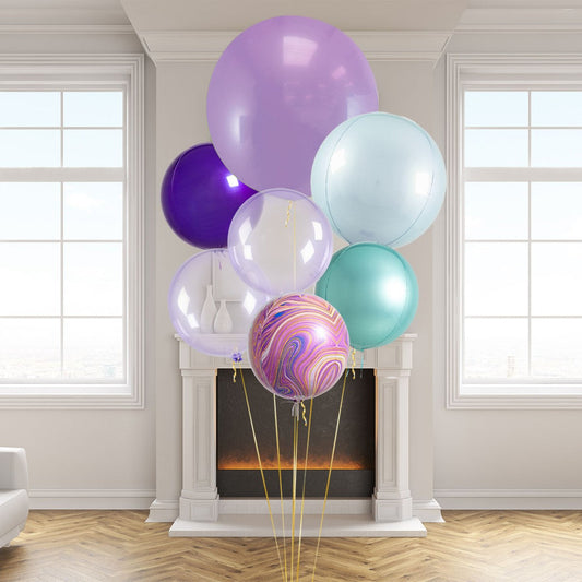 Mermaid Giant Balloon Bunch - Magical Party Decor by Blue Balloonshop Dubai