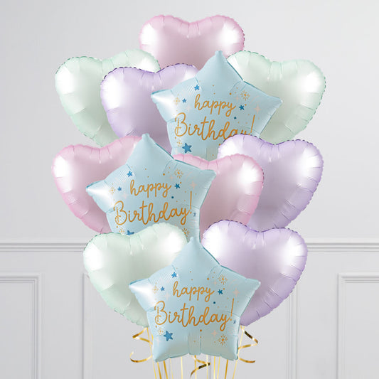 Mermaid Heart Balloon Bunch