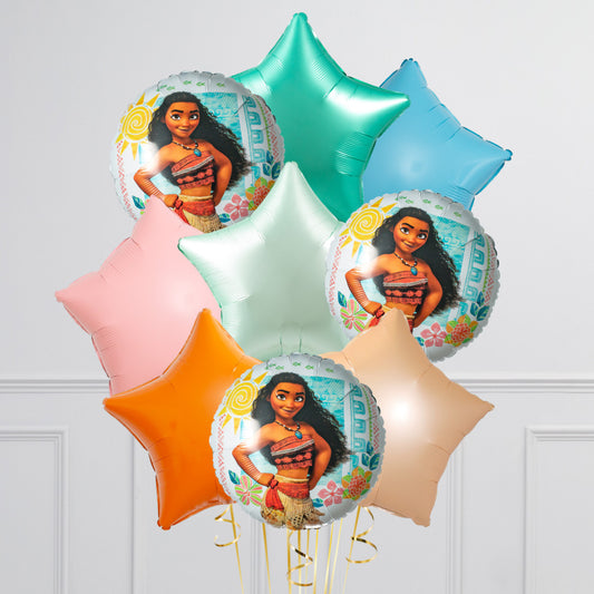 Moana Balloon Bunch – Helium Balloons for Moana Fans in Dubai