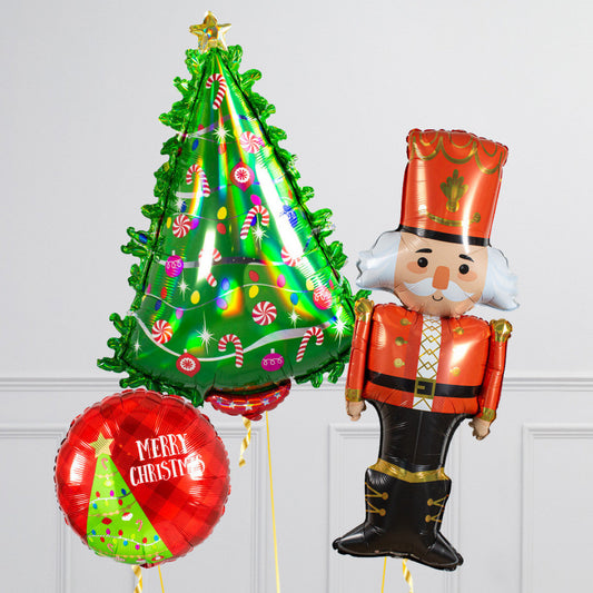 Nutcracker Christmas Crazy Balloon Bunch