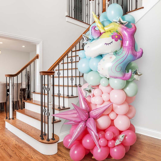 Make Your Celebration Magical with a 6-ft Pastel Unicorn Balloon Pillar