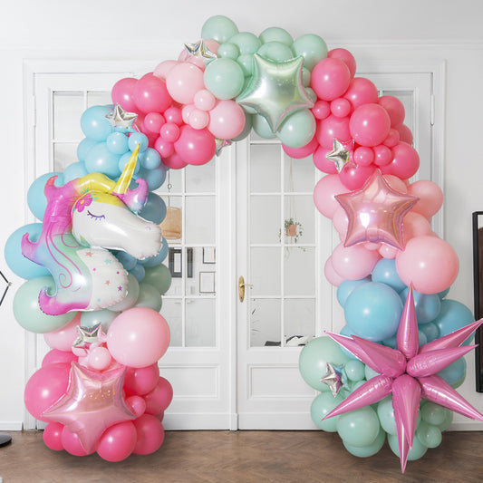 Pastel Unicorn Balloon Arch in Dubai