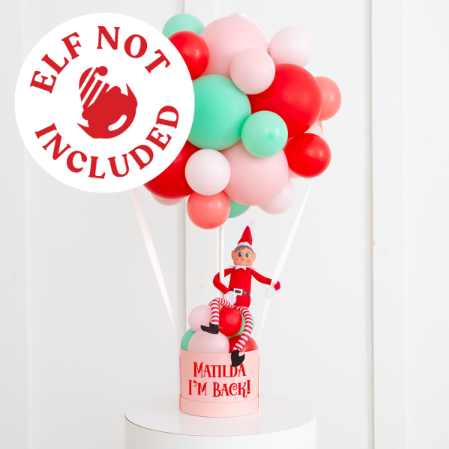 Personalised Elf on the Shelf Hot Air Balloon – Christmas Magic in Dubai