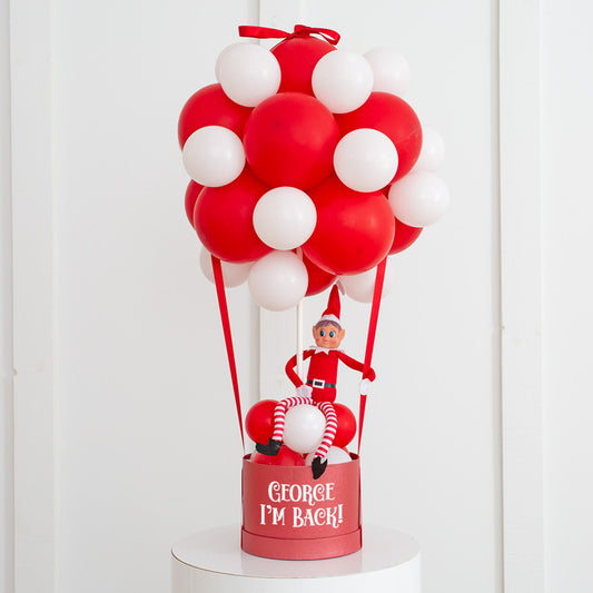 Personalised Hot Air Balloon – A Magical Welcome for Your Christmas Elf