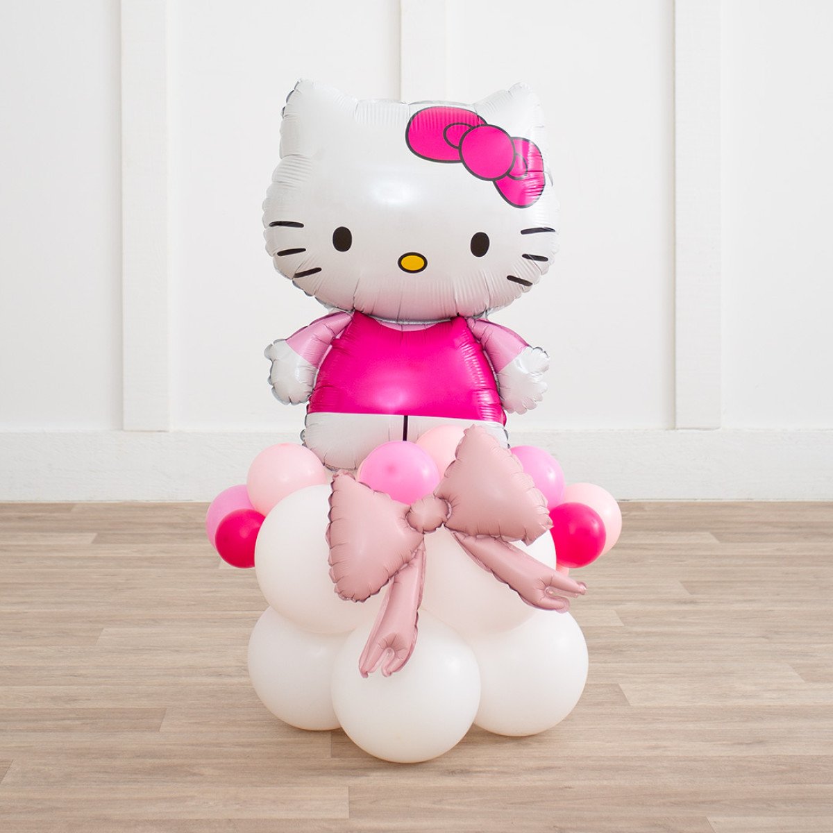 Custom Hello Kitty Number Balloon Stack – Personalized Birthday Decor in Dubai