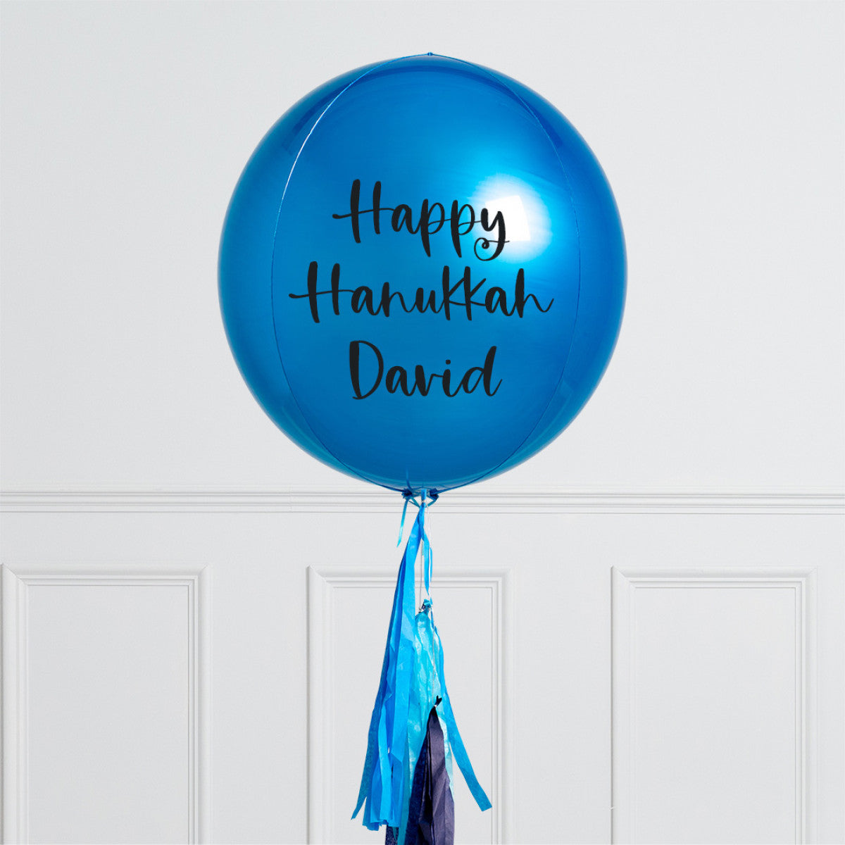 Sapphire Blue Personalised Balloon – Dubai Delivery