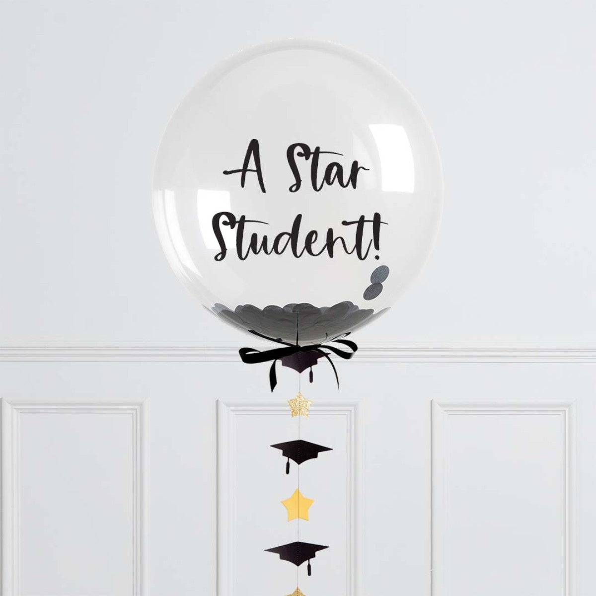 Graduation Confetti Personalized Balloon – Helium-Filled &amp; Delivered in Dubai