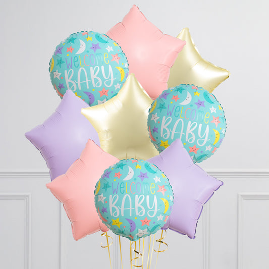 Welcome Baby Balloon Bunch – The Perfect Touch for Your Baby's Arrival