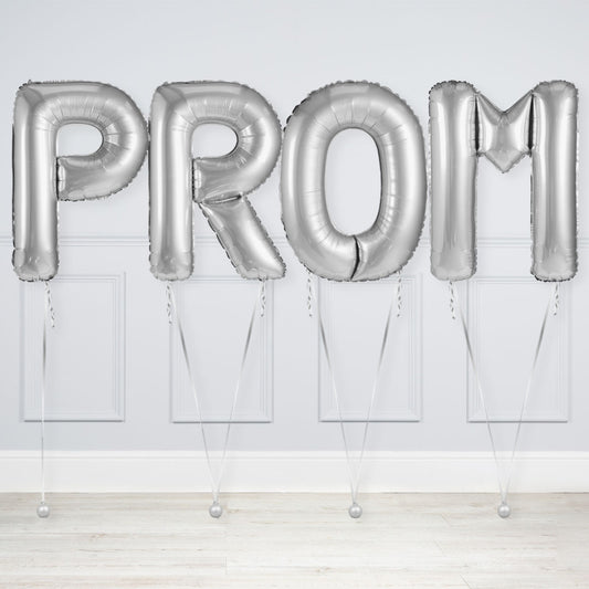 Helium-Filled PROM Letter Balloons – Perfect for Graduation & Prom Night in Dubai