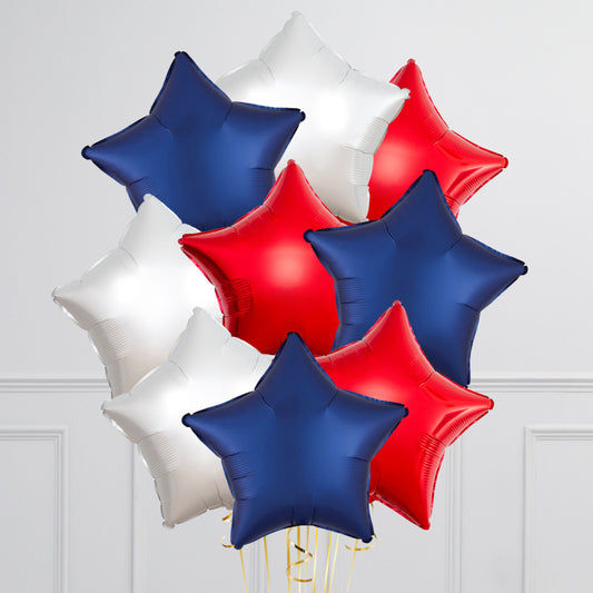 Red, White, and Blue Star Balloons - Perfect for Your Next Celebration!