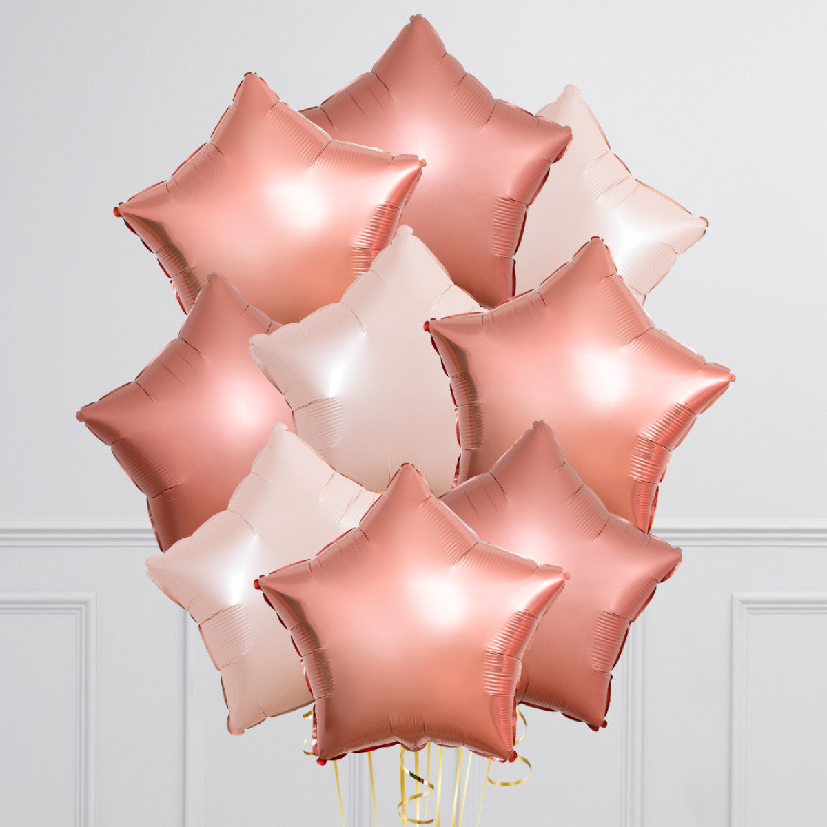 Rose Gold Star Balloons – Stunning Helium Balloons for Your Celebrations