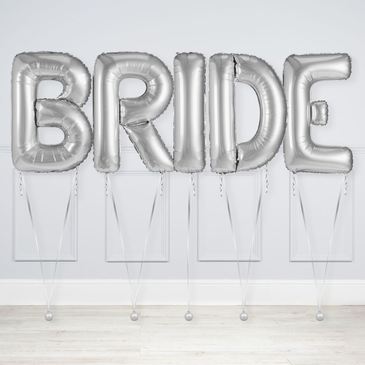 Helium-Filled 'BRIDE' Word Balloon Package – Same Day Delivery in Dubai