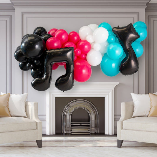 Make It a Celebration to Remember with Our 2m Social Media Party Balloon Garland