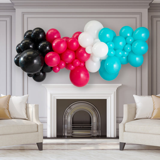 Make It a Celebration to Remember with Our 2m Social Media Party Balloon Garland