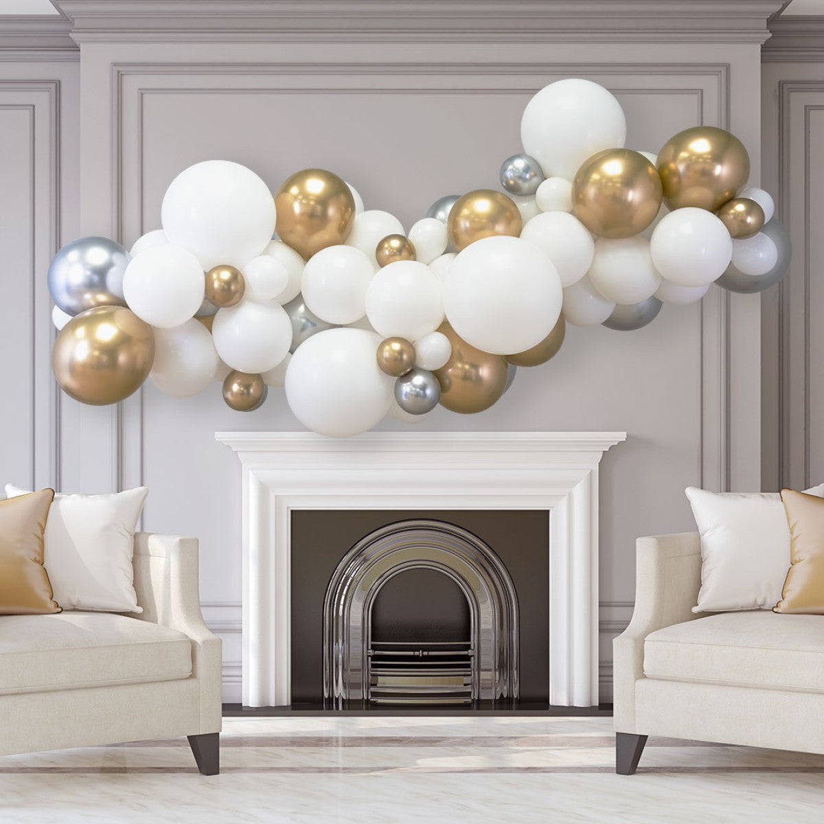 Make It a Celebration to Remember with Our 2m Stylish Metallic Balloon Garland
