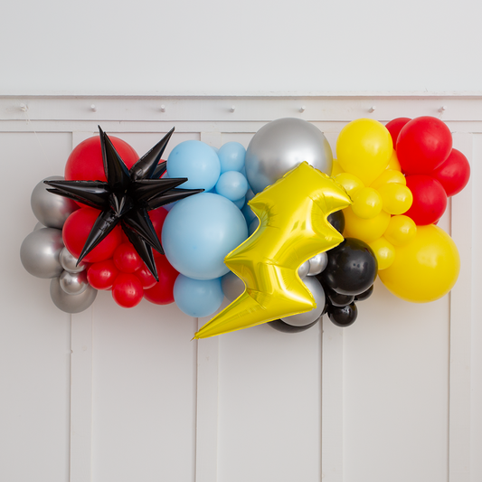 Superhero Inflated Balloon Garland 2m Dubai