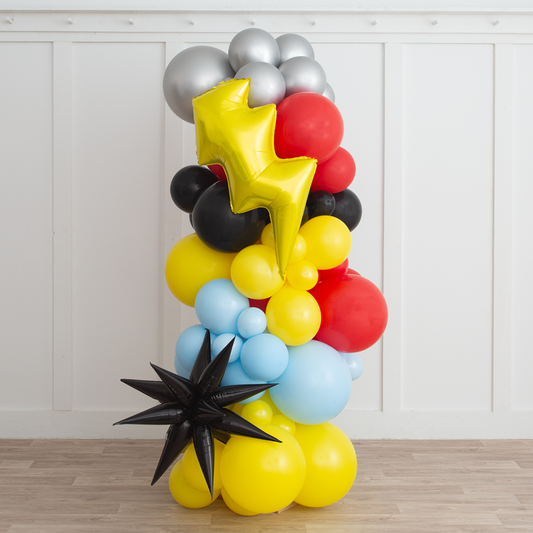 Superhero Ready-Made Inflated Balloon Pillar Dubai