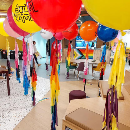 Corporate Giant 3' Balloon with Tassel Tail
