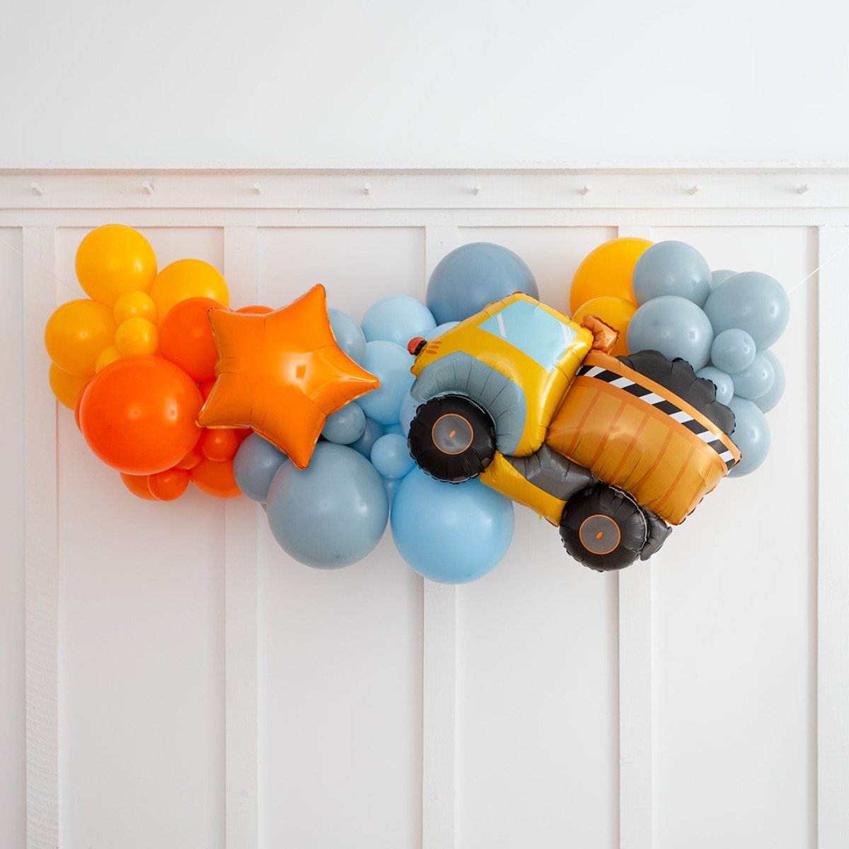 Trucks &amp; Diggers 2m Balloon Garland – Construction Party Decor in Dubai