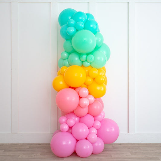 6-ft Tutti Fruity Summer Balloon Pillar – Brighten Your Celebration with Vibrant Colours