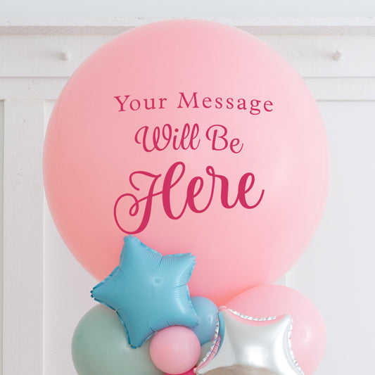 Magical 2.5m Personalized Unicorn Balloon Party Pillar – Dubai Delivery