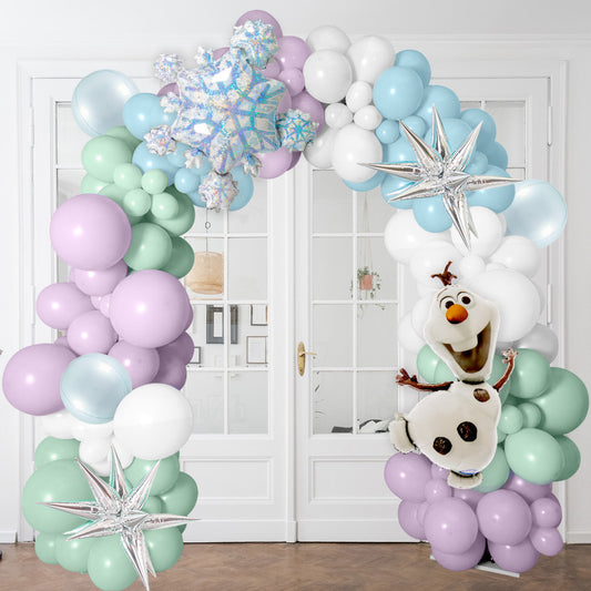 Frozen Party Foils Ready-Made Balloon Arch