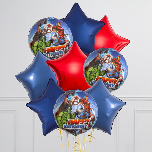 Helium-Inflated Marvel Star Balloons – Perfect for Your Celebration!