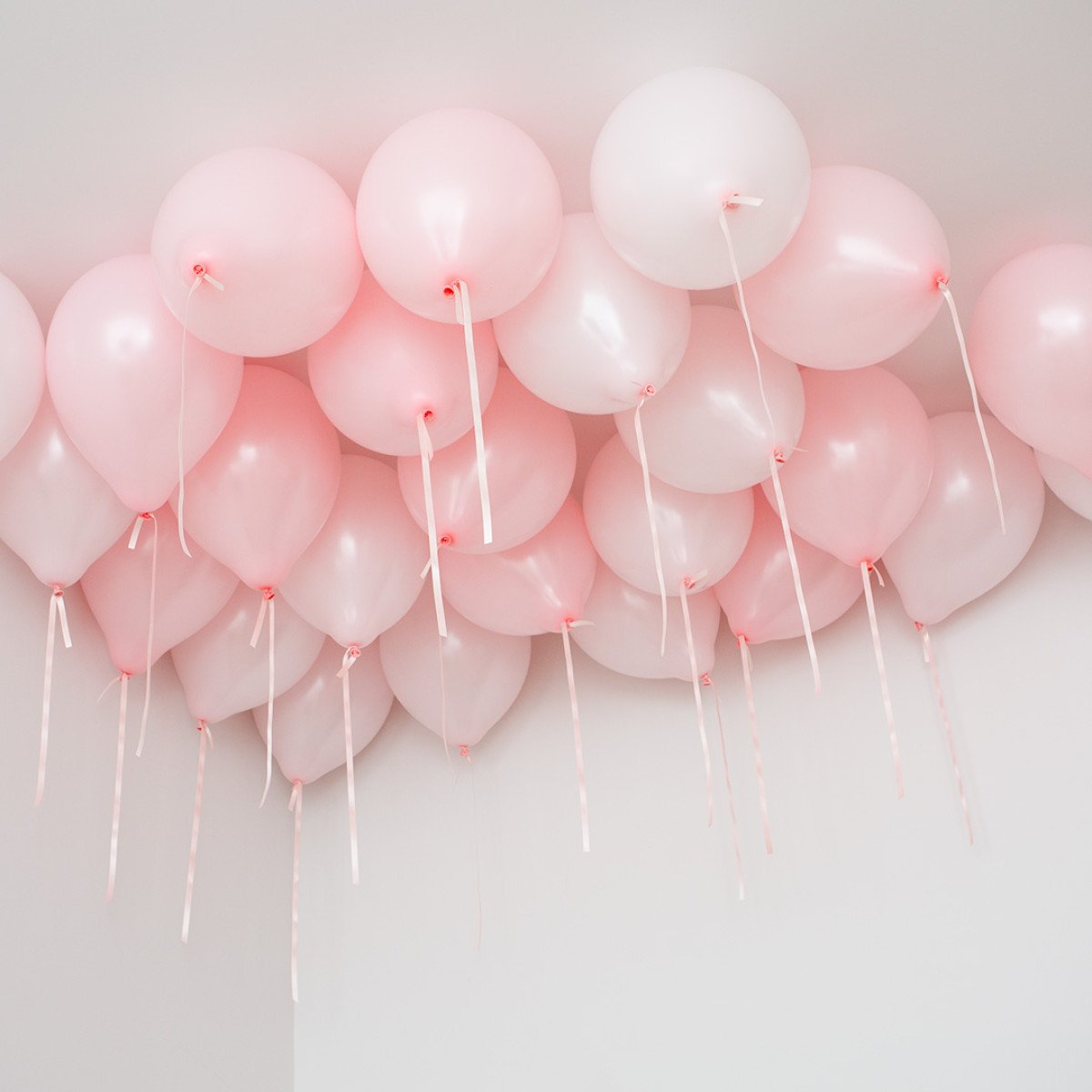 Baby Pink Ceiling Balloons
