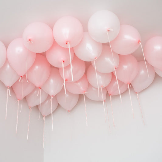 Baby Pink Ceiling Balloons