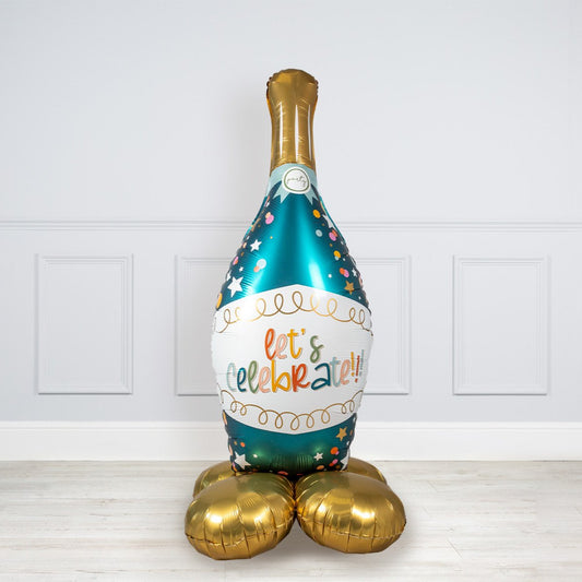 Standing Champagne Airloonz Balloon – Cheers to a Grand Celebration!