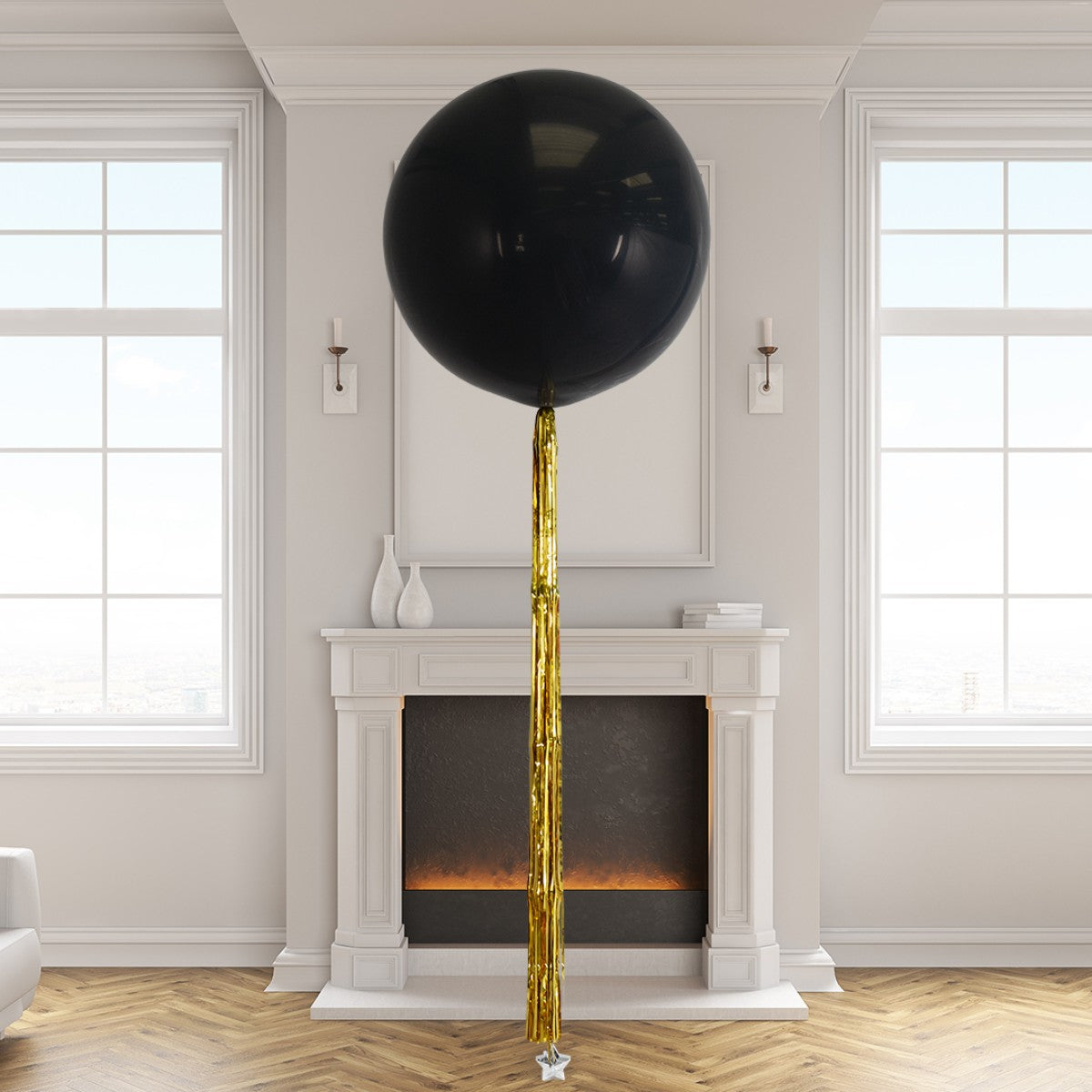 Glitz & Glam Tassel Tail Helium Giant Balloon – 3ft