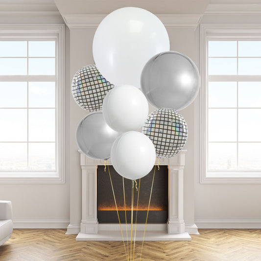 Ice Disco Giant Balloon Bunch – Cool & Sparkling Balloon Decor in Dubai