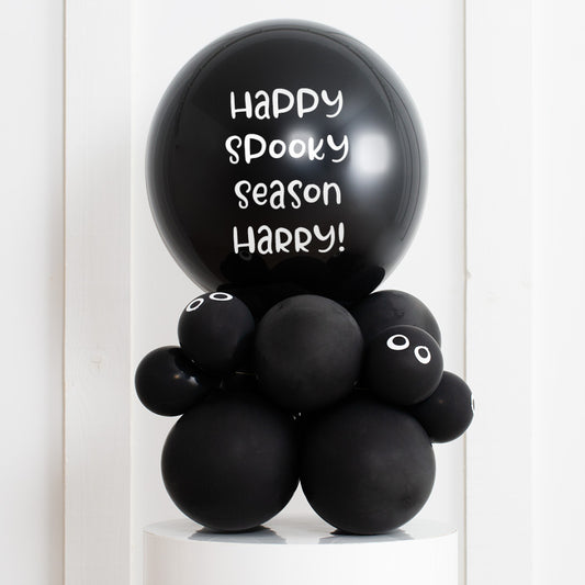 Personalised Halloween Ghosts & Ghouls Air-Filled Bubble Stack