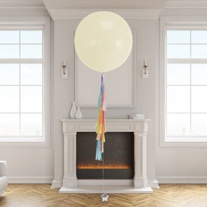 Pastel Rainbow Tassel Tail Giant Helium Balloon – 3ft