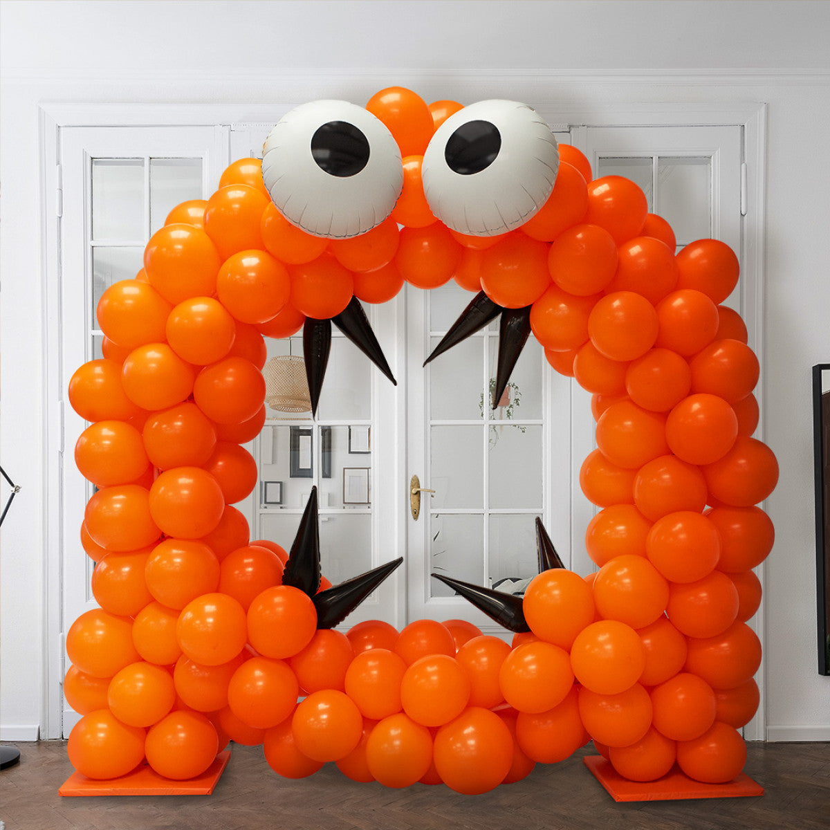 Orange Monster Halloween -  Balloon Arch
