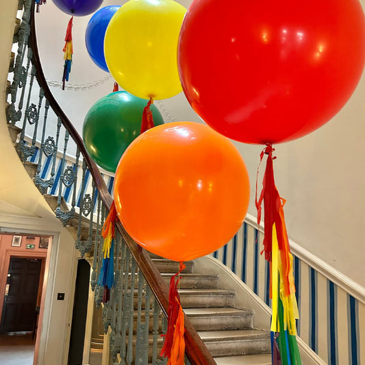 Corporate Giant 3' Balloon with Tassel Tail