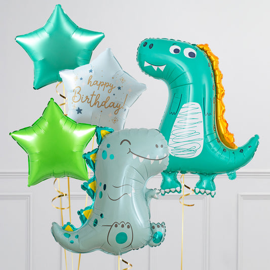 Rex Baby Dinosaur Birthday Balloon Package