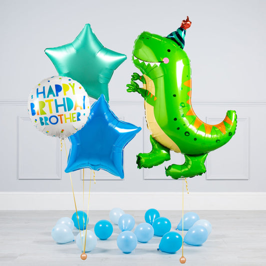 Dino Brother Birthday Balloon Package