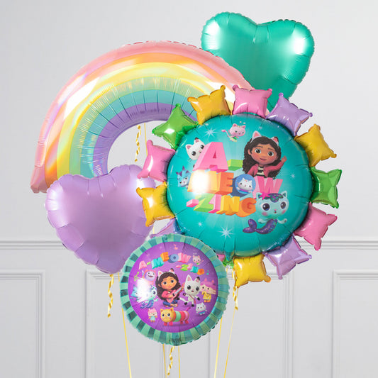 Go All Out with Gabby’s Dollhouse Inflated Crazy Balloon Bunch