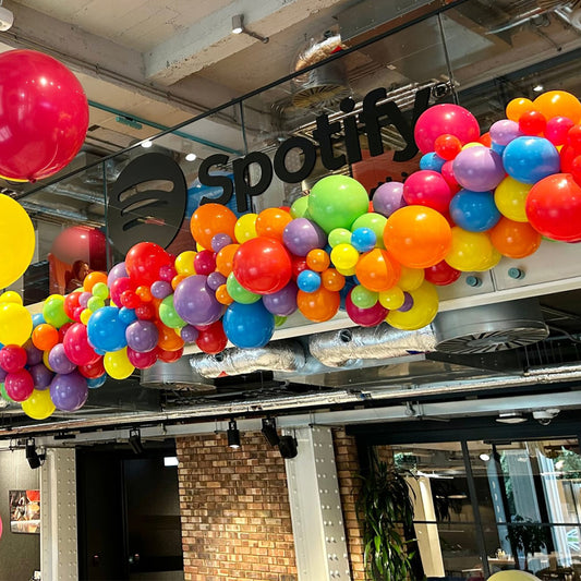 Corporate Balloon Garland - 2.5meter long
