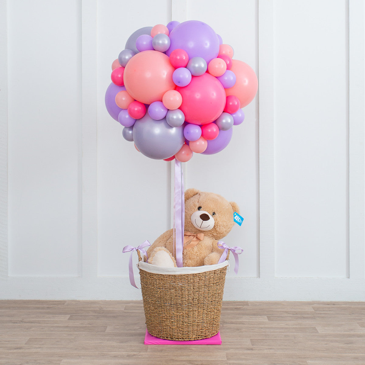 Lavender & Pink Hot Air Balloon Installation – Dubai