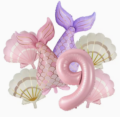 7pcs Matte Mermaid Series Balloon Set – Dubai