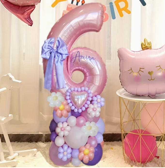 Light Digital Column Balloon – Flower-Themed Party Decorations Dubai