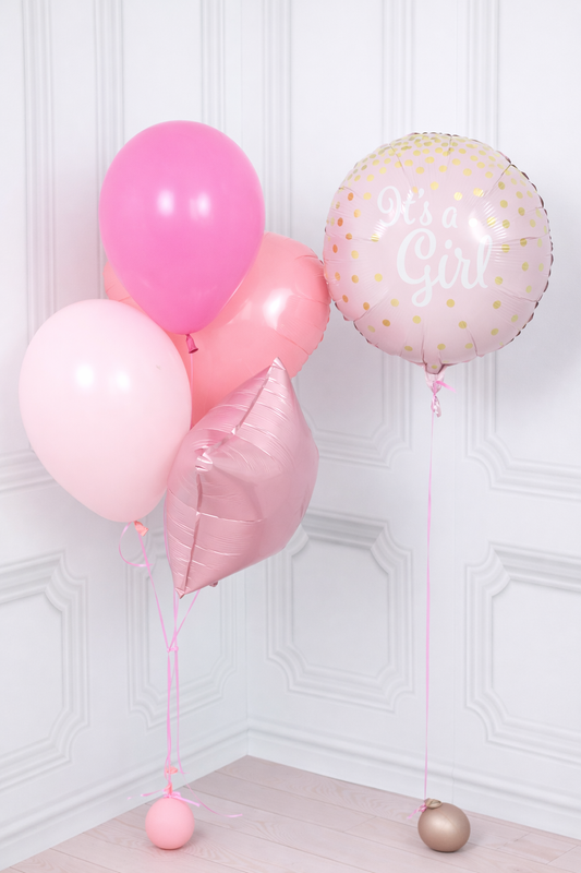 “It’s a Girl” Helium Balloon – Celebrate Your Baby Girl