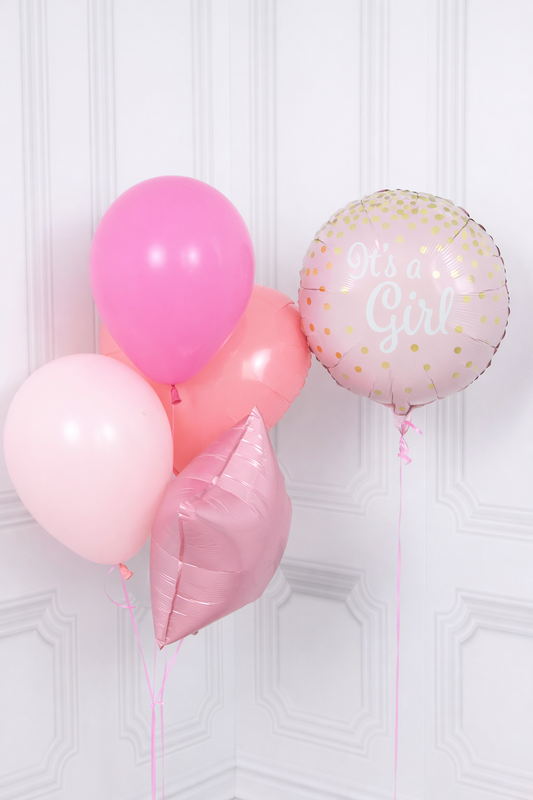 “It’s a Girl” Helium Balloon – Celebrate Your Baby Girl