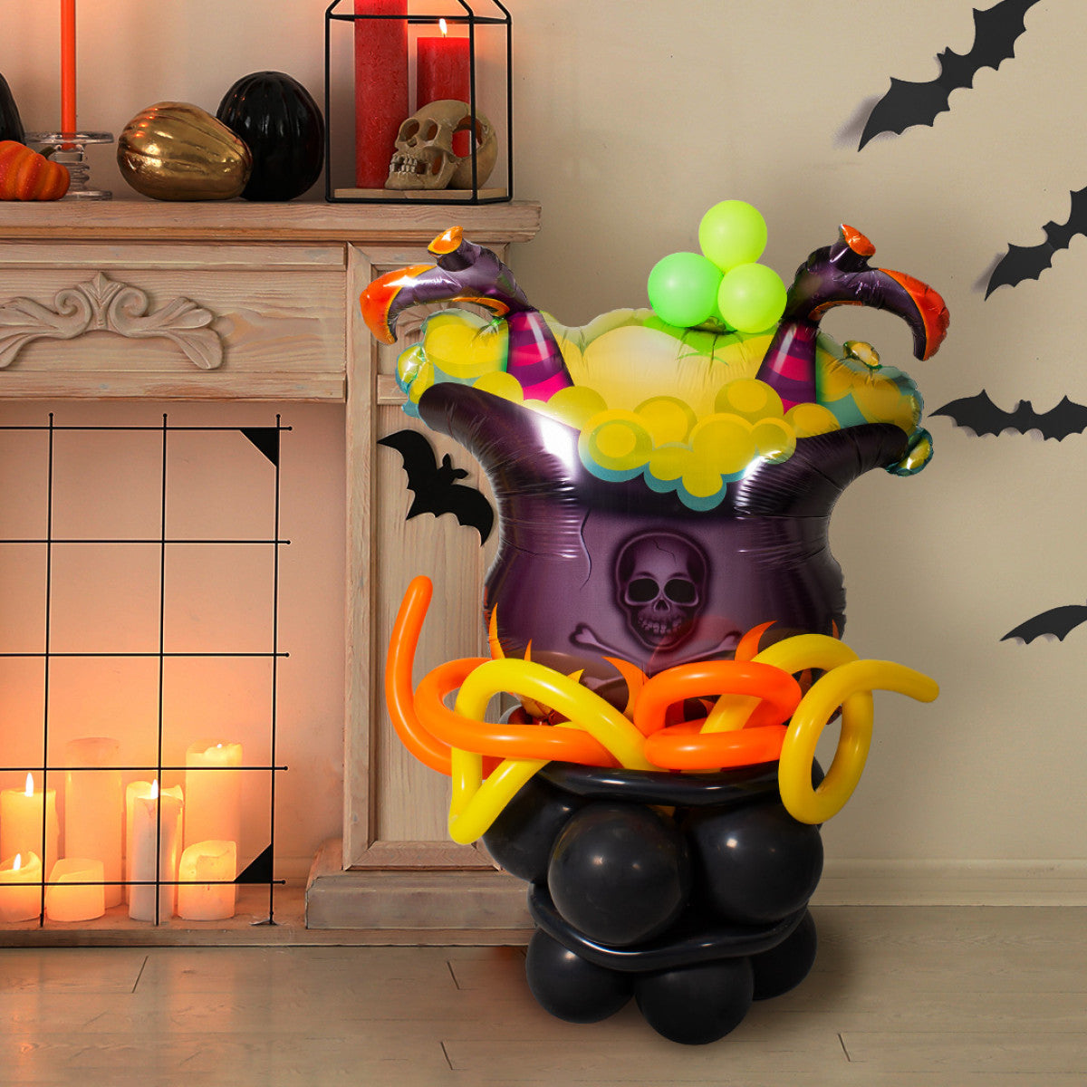 Halloween Inflated Balloon Stack
