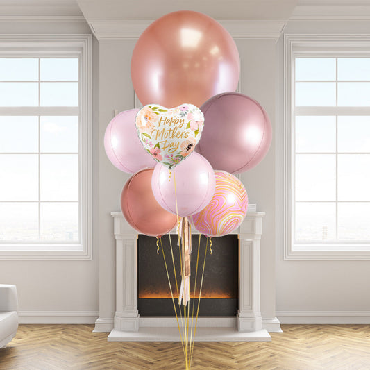 Rose Gold Mother's Day Balloon Set